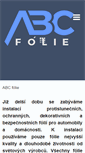 Mobile Screenshot of abcfolie.cz